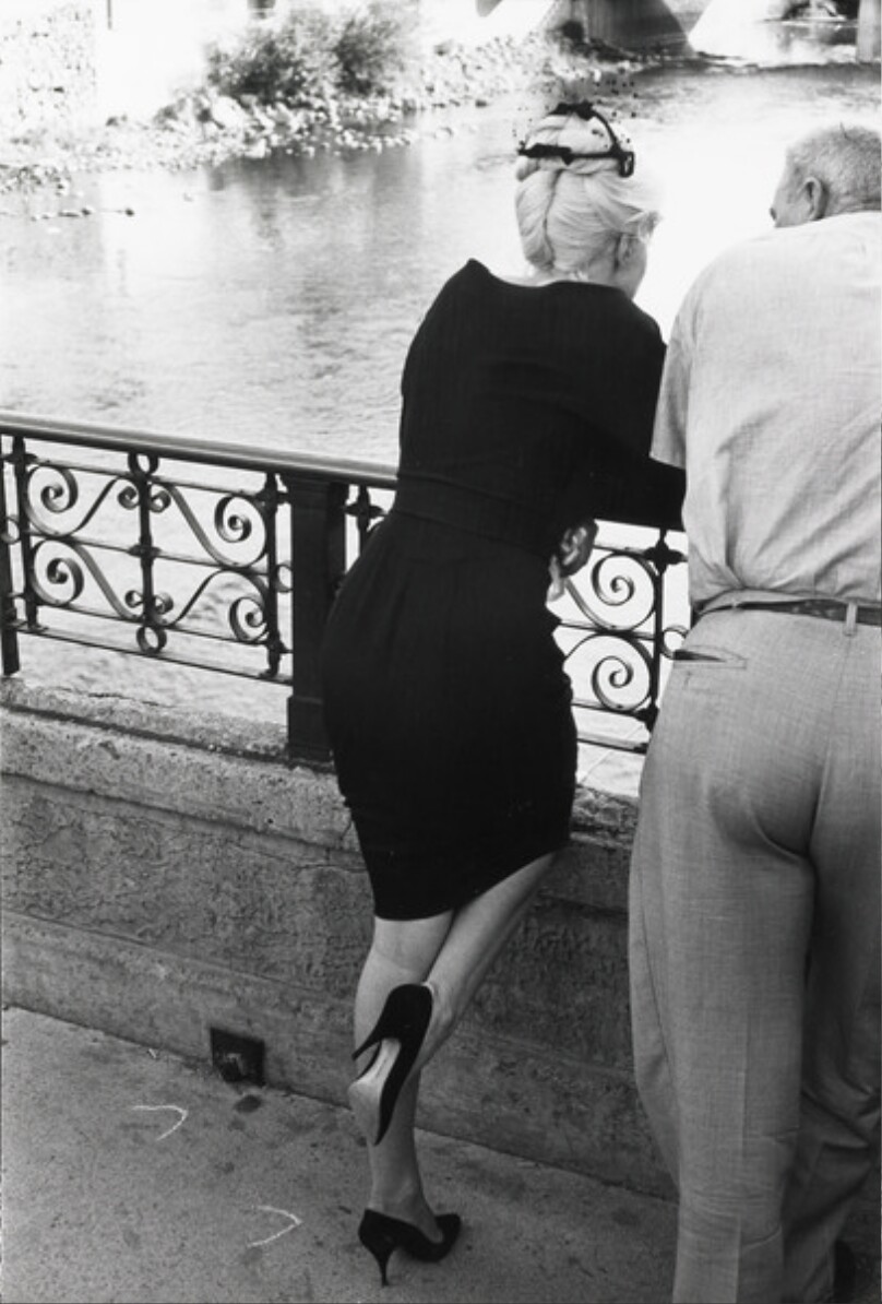 Marilyn Monroe during shooting "the Misfits."