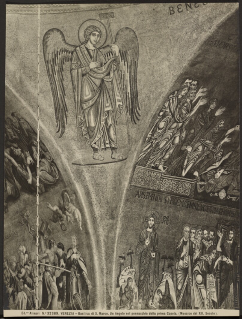 Angel mosaic, St. Mark's Basilica, Venice