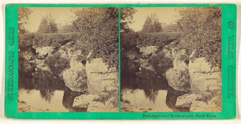 Pont-y-pair near Bettws-y-coed, North Wales.