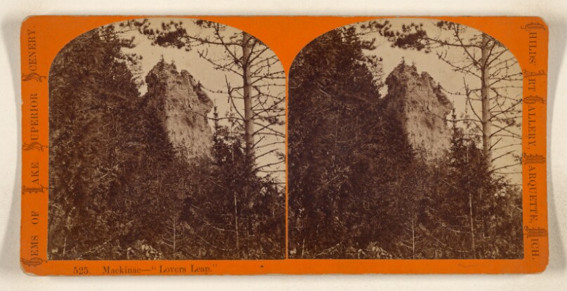 Mackinac - "Lovers Leap."