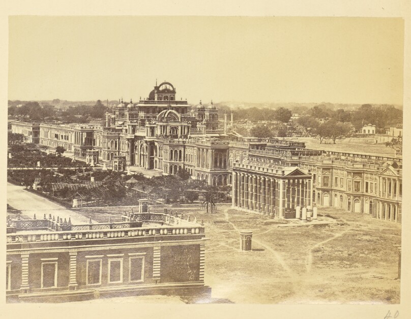 [The Kaiserbagh, Looking toward the Kaiser Pasand, Lucknow]