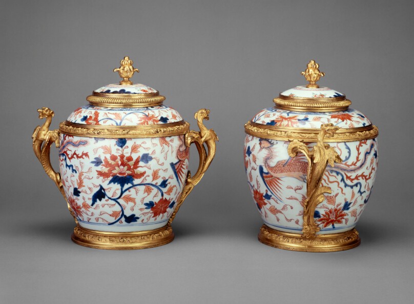 Pair of Lidded Jars