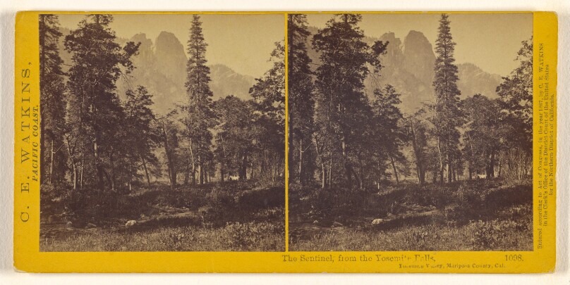 The Sentinel, 3270 feet, Yosemite Valley, Mariposa County, Cal.