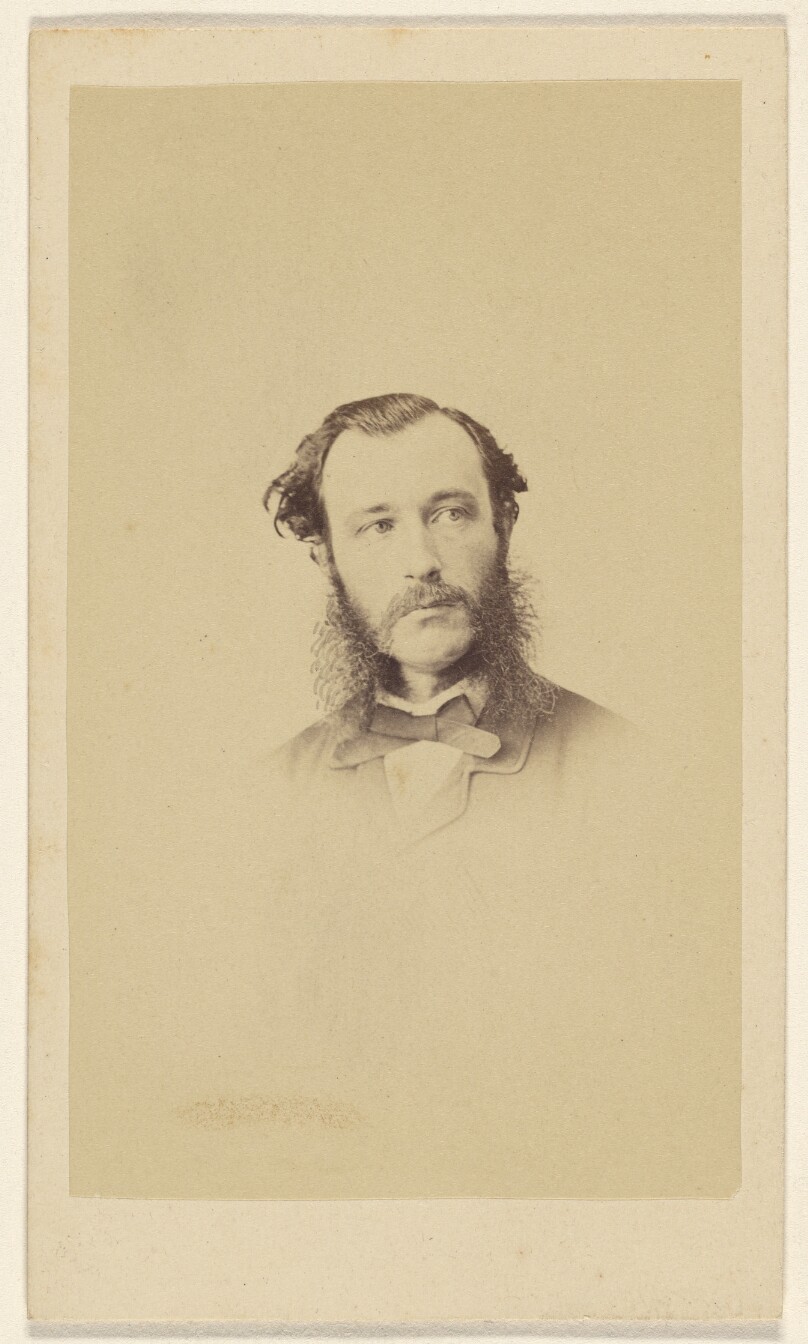 [Unidentified man with moustache & long muttonchops, in vignette-style]
