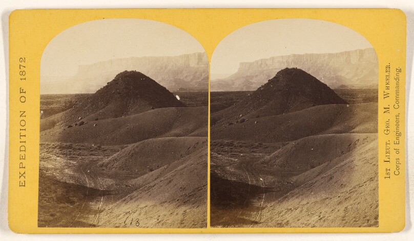 The "Vermilion Cliff", a typical plateau edge as seen from Jacob's Pool, Arizona...difference of level is 1,500 feet...