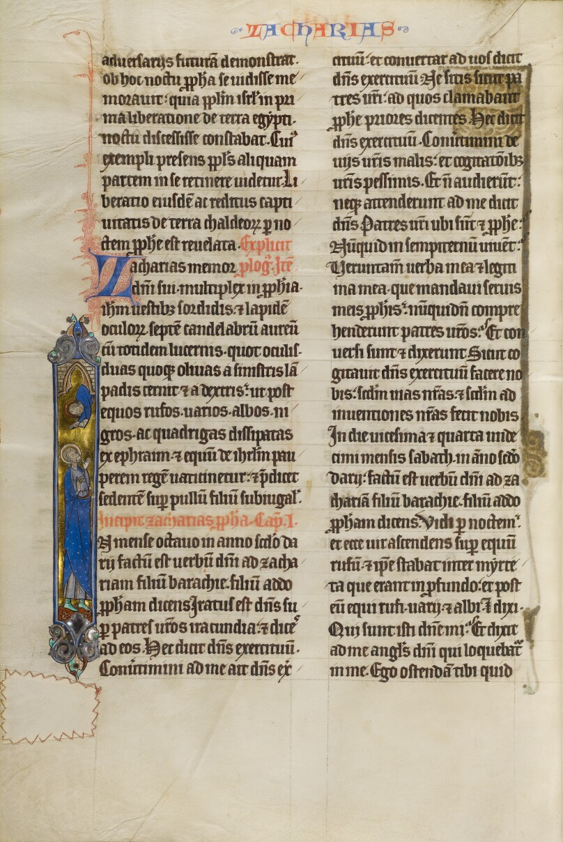Initial I: God Speaking to Zechariah