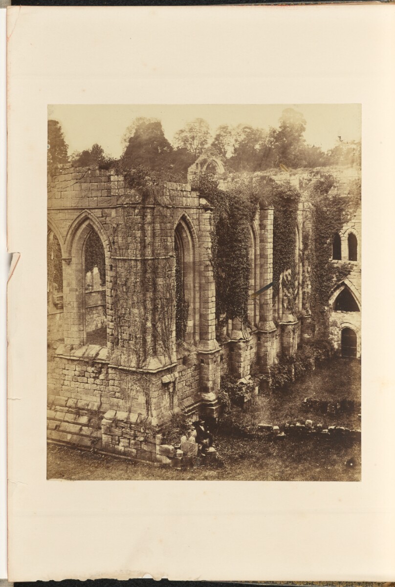 [Fountains Abbey, interior]