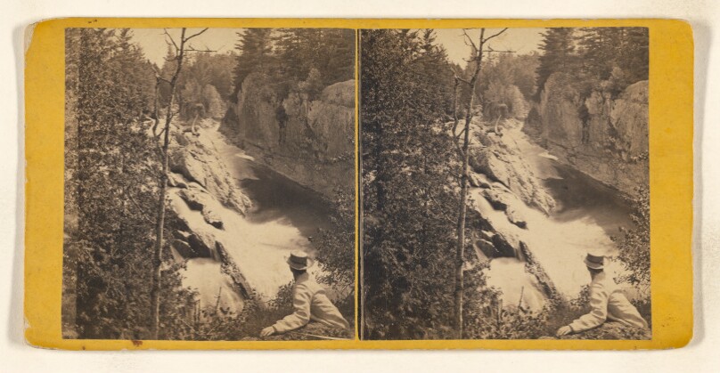 Lower Falls at Morrisville. [Green Mountain]