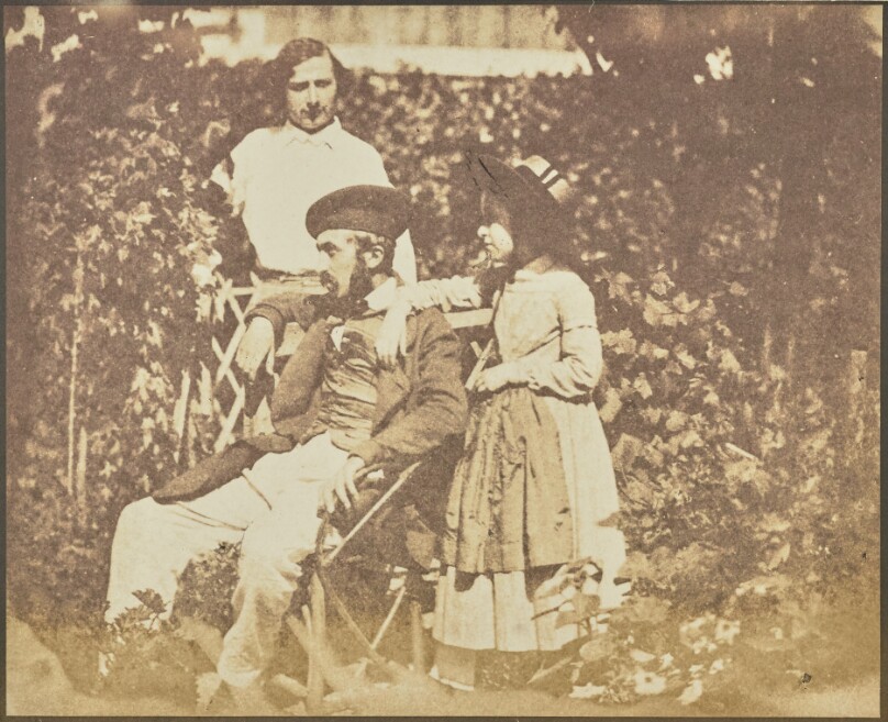[Group Portrait in the Garden]