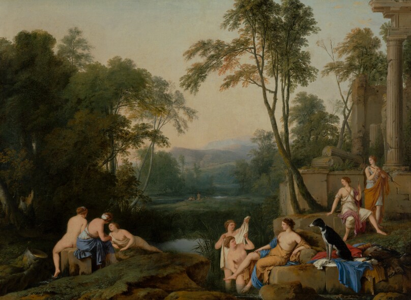 Diana and Her Nymphs in a Landscape