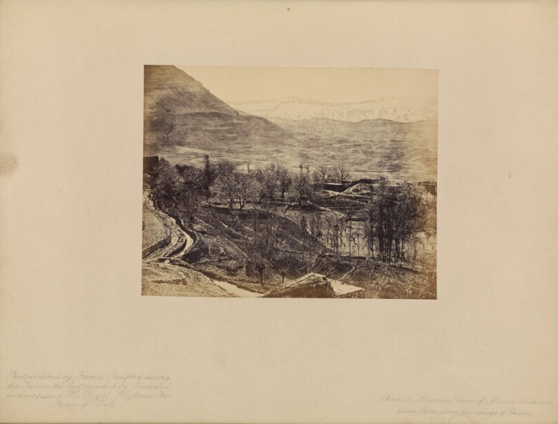 Lebanon - View of Mount Lebanon, Taken from Above the Village of Ehden