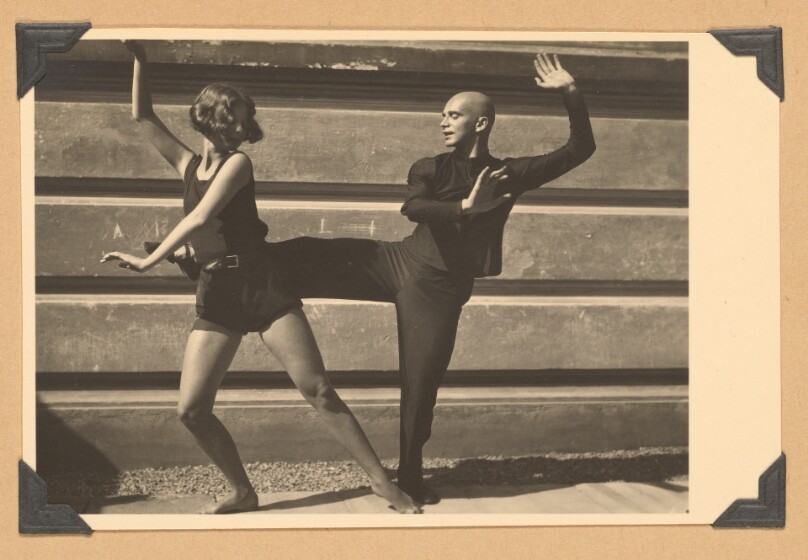 [Harald Kreutzberg with dance partner]