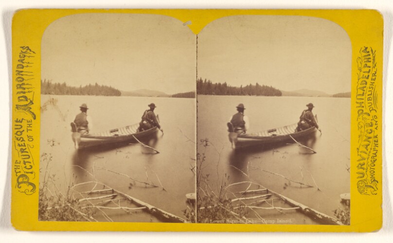 Lower Saranac Lake - Camp Island.