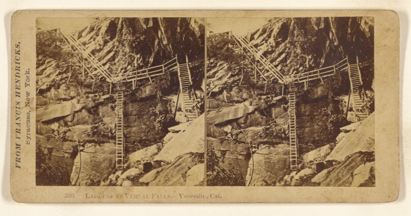 Ladders at Vernal Falls, - Yosemite, Cal.
