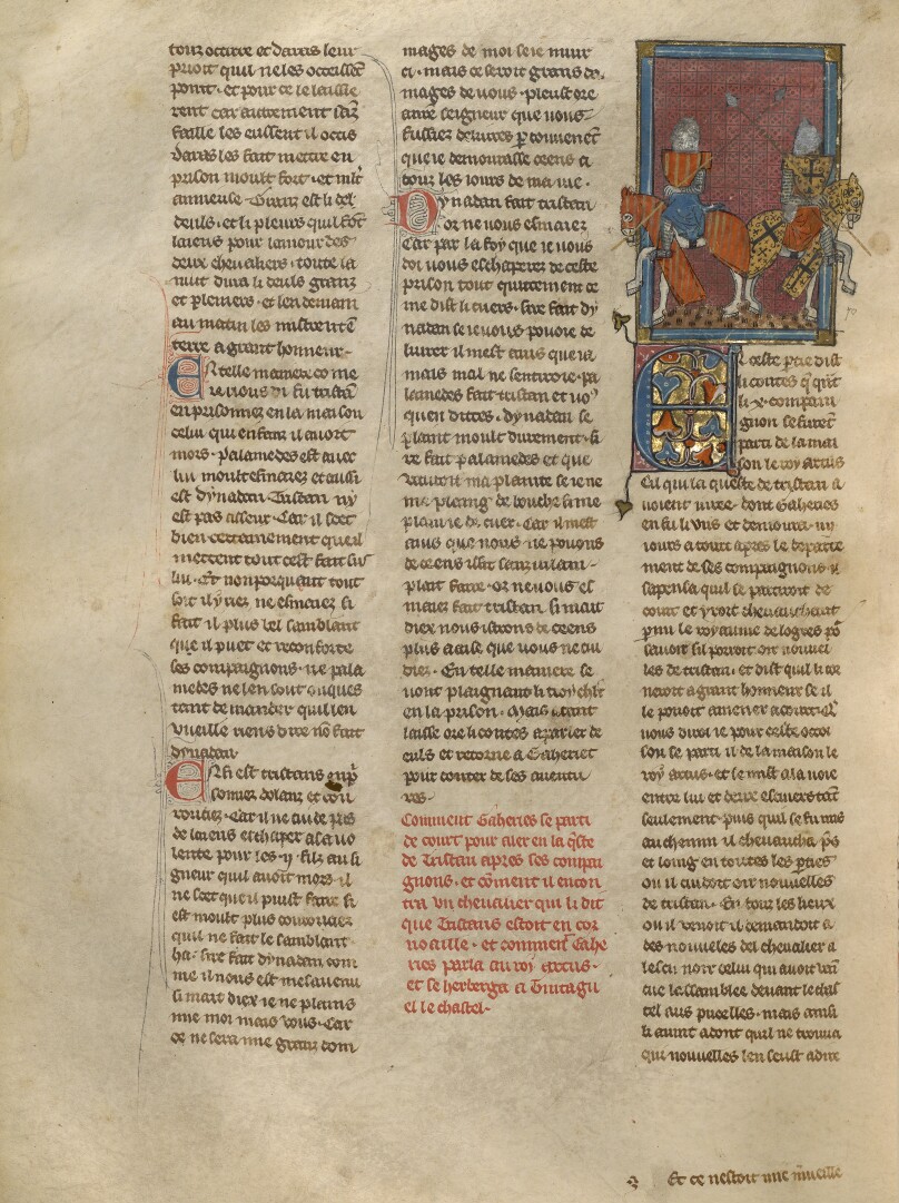 Gaheriet Parting Company with Another Knight