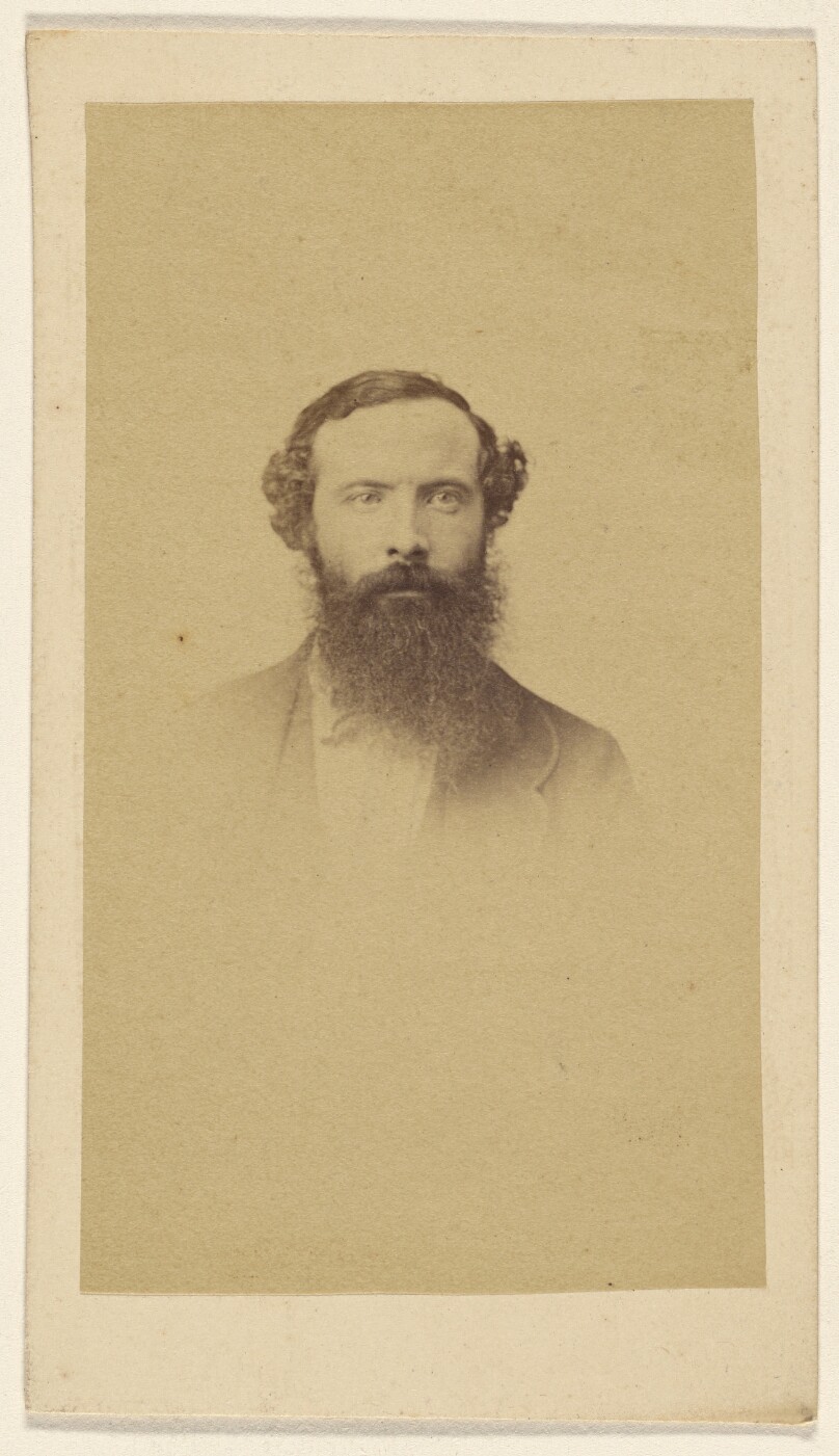 [Unidentified full-bearded man, in vignette-style]