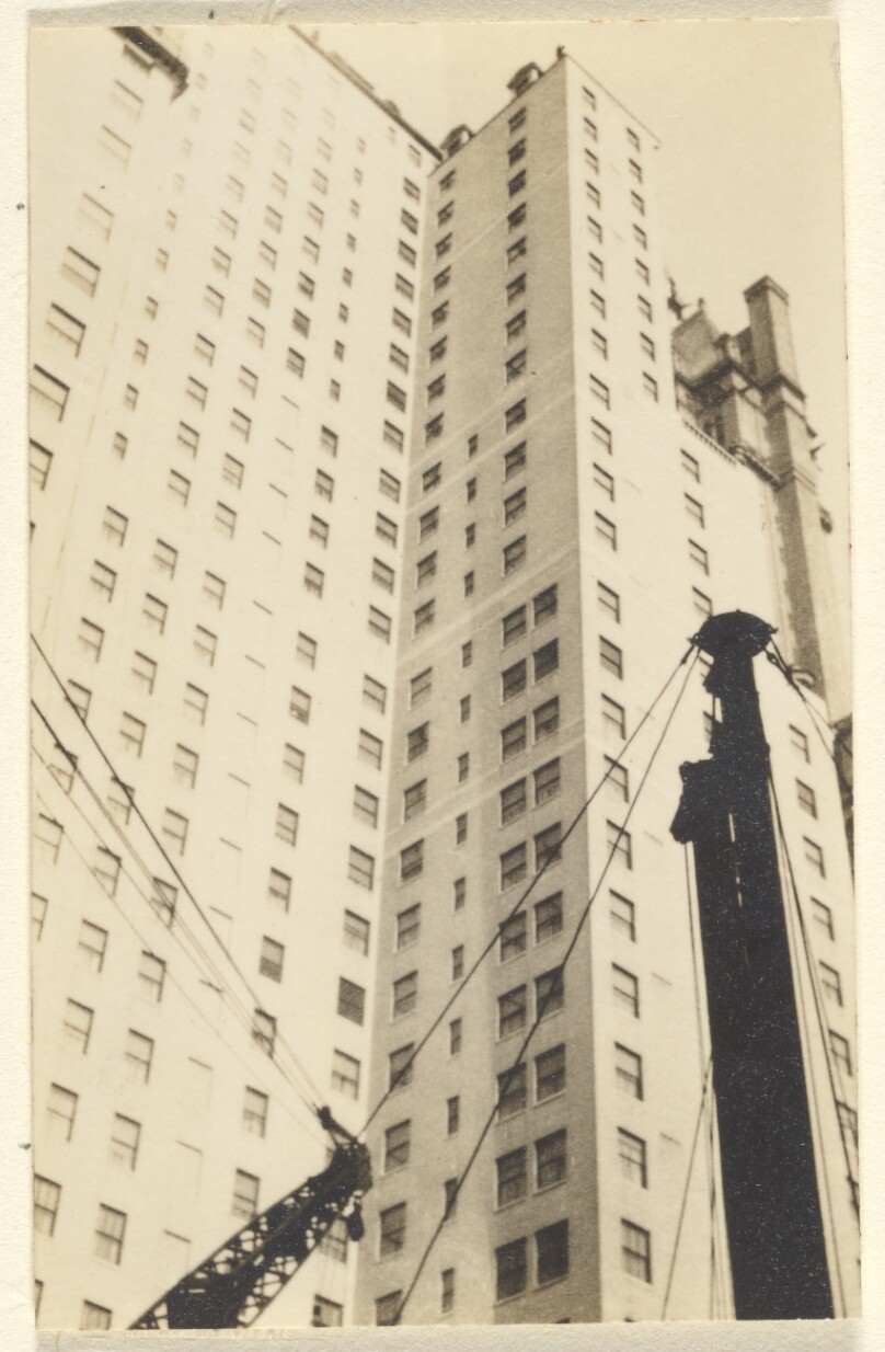 [Architectural Study with Cranes and Cables]