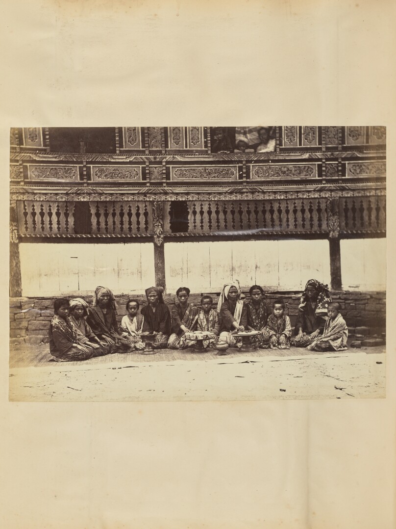 [Children with tea service]