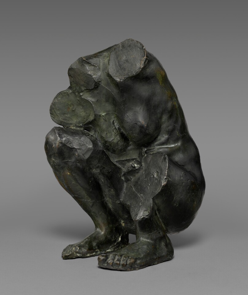 Torso of a Crouching Woman