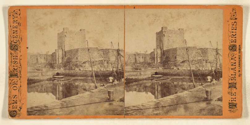 Ireland. Carrickfergus Castle, Co. Antrim. Founded by Sir John De Courcy in 1128. Now used as a Government Depot.