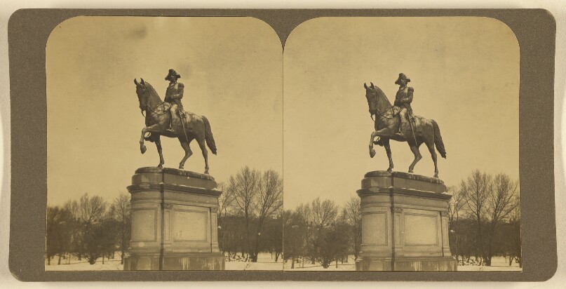 [Washington Monument, Public Garden, Boston, Mass.]