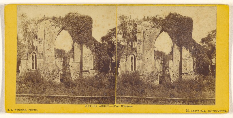 Netley Abbey. - West Window.