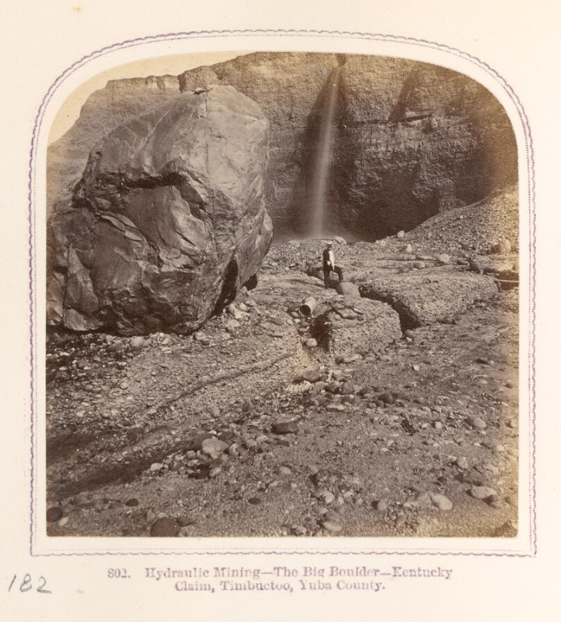 Hydraulic Mining—The Big Boulder