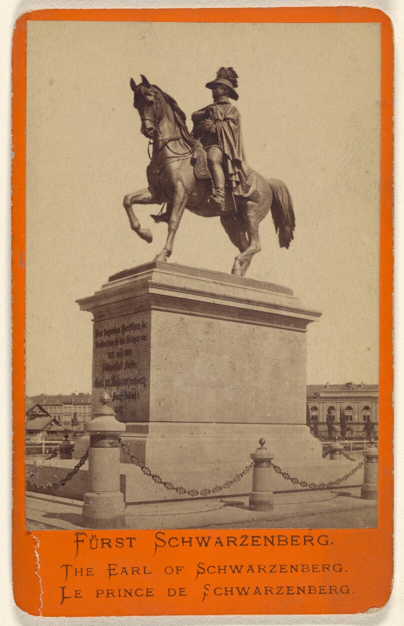 Furst Schwarzenberg. The Earl of Schwarzenberg. [statue]
