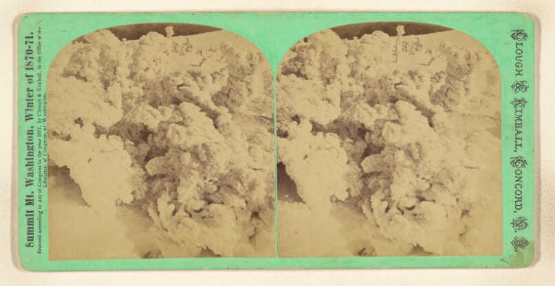Frost Sculpture. [Mt. Washington, N.H.]