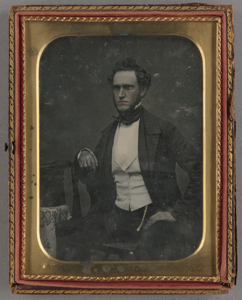 [Portrait of a Seated Man with Chin Beard]