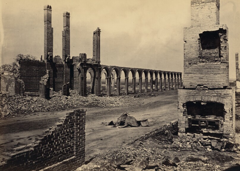 Ruins of the Railroad Depot, Charleston, South Carolina