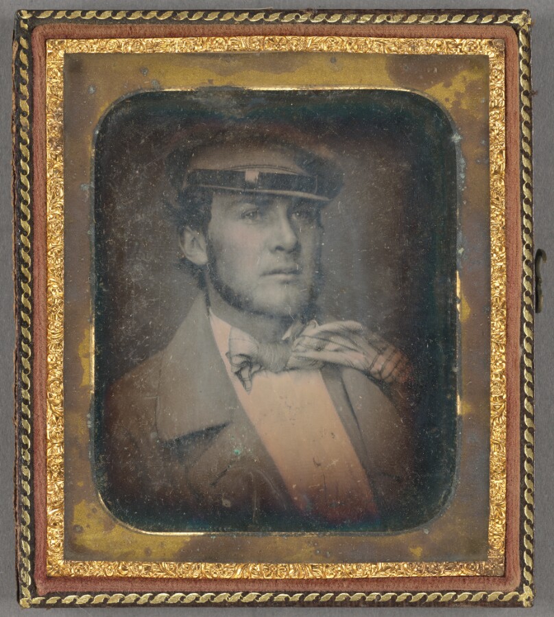 [Portrait of a Man with Long Sideburns]