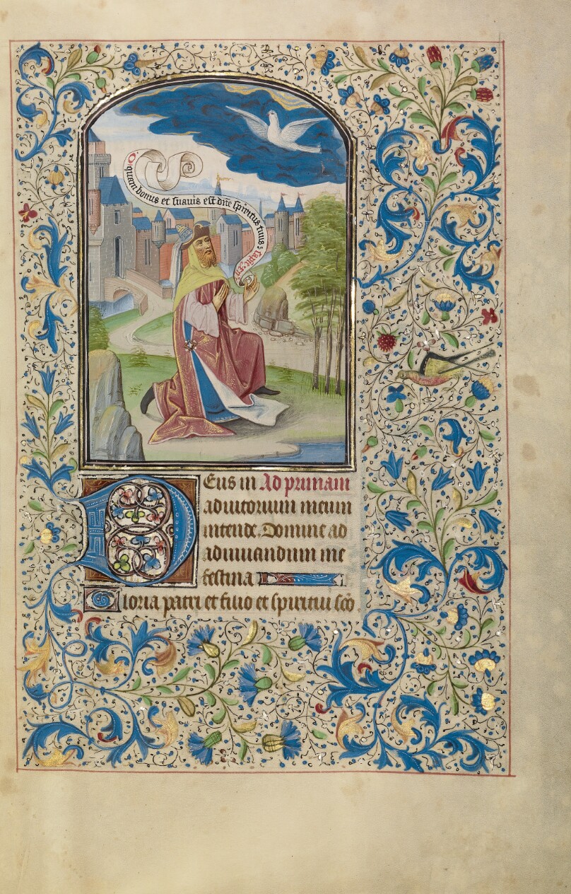Solomon Praying to the Holy Spirit