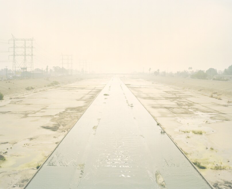 The Los Angeles River from Gage Avenue, Bell