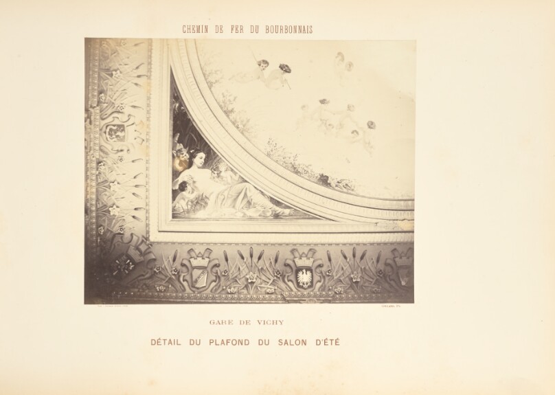 Gare de Vichy, Platfond du Salon d'Été