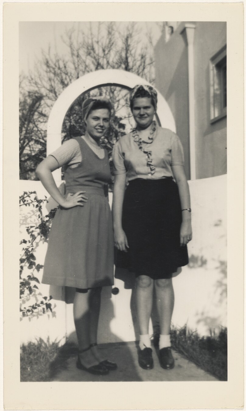 [Two young women]