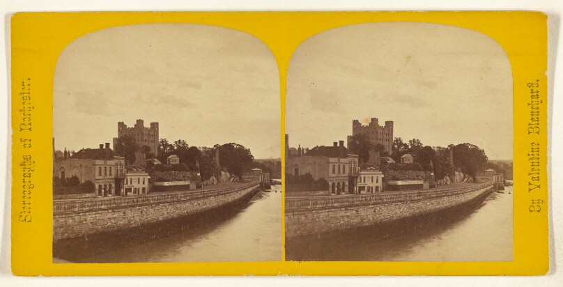 Rochester Castle from the New Bridge [Rochester, England]