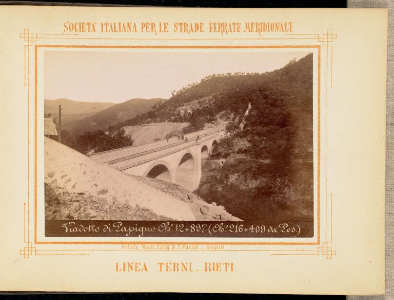 Viadotto di Papigno chilometro 12 + 897 (chilometro 216 + 409 da Pescara)