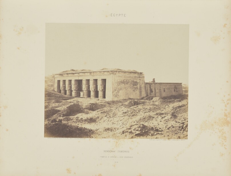Dendérah (Tentyris). Temple d'Athôr - Vue Générale