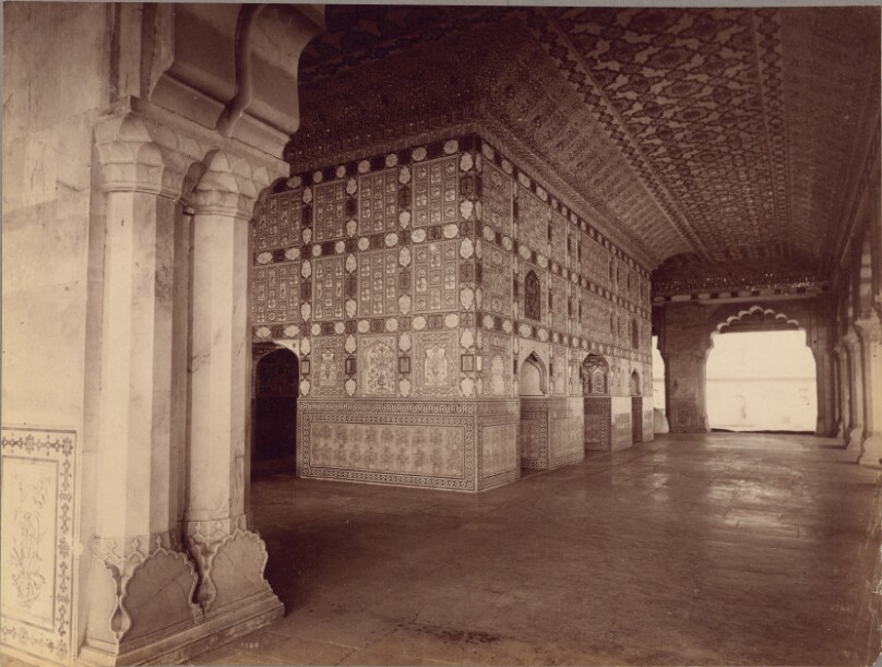 Interior of Sheesh Mahal - Amber