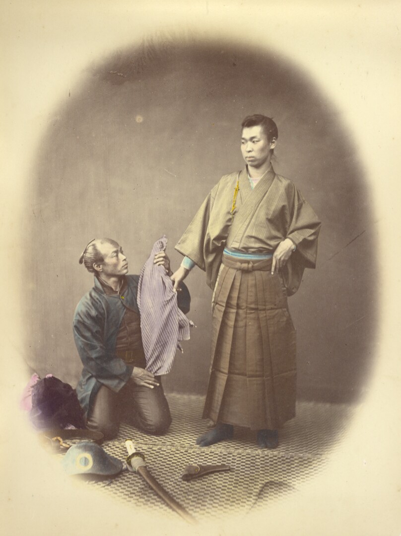 [An Officer and his Attendant]