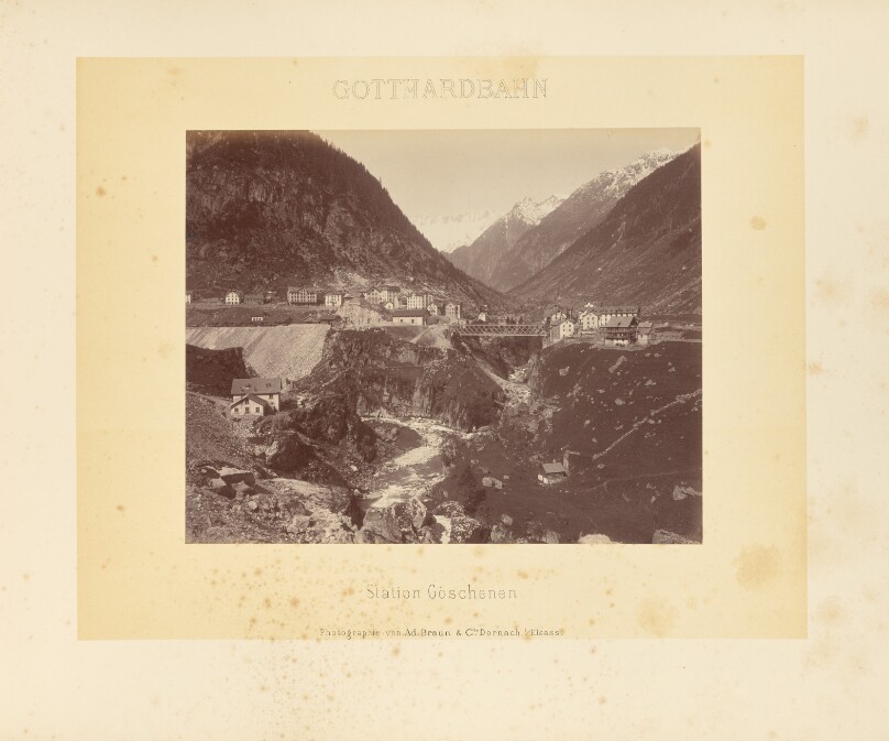 Gotthardbahn: Station Göschenen