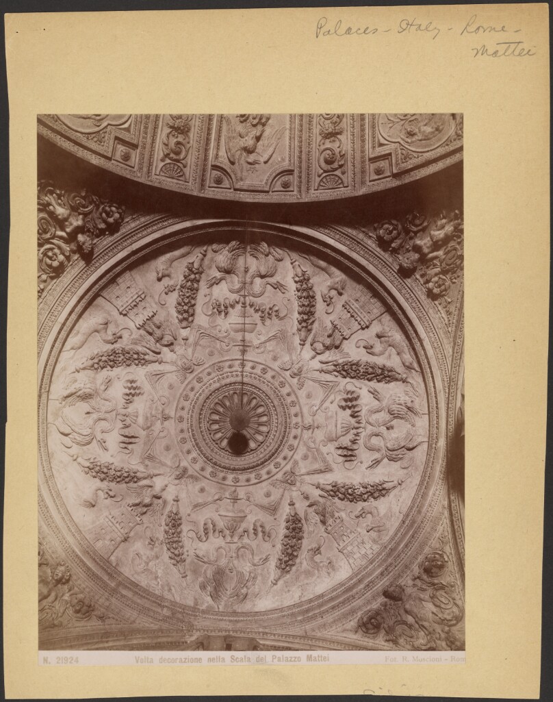 [Ceiling detail, Palazzo Mattei]