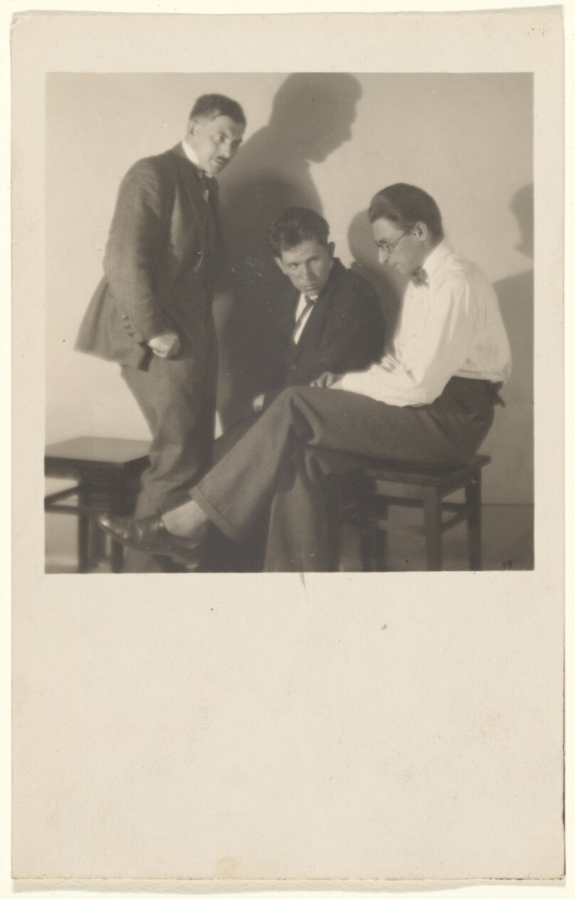 [Triple Portrait: Jaromir Funke, Josef Sudek, Adolf Schneeberger]