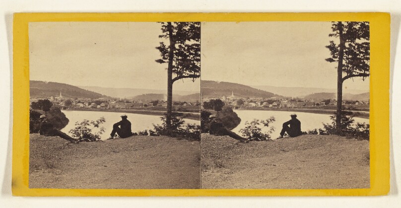 Banks of the Juniata, near Lewistown. [Pennsylvania Central R.R.]
