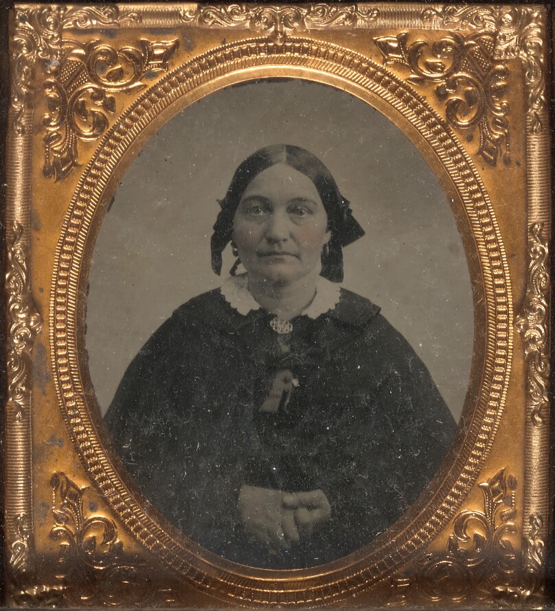 [Older woman seated]