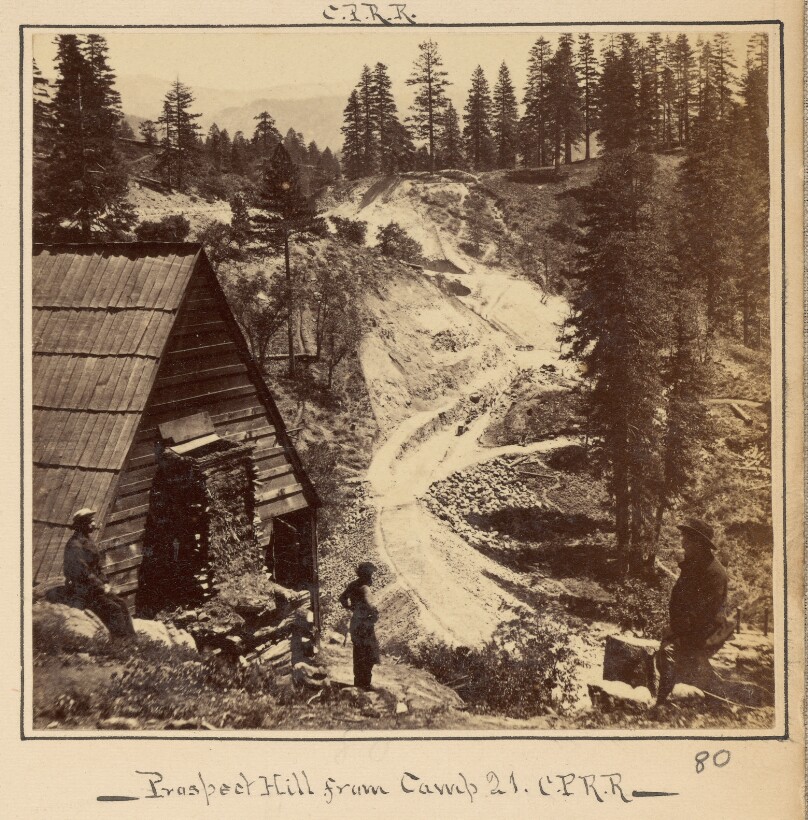 Prospect Hill from Camp 21, C.P.R.R.