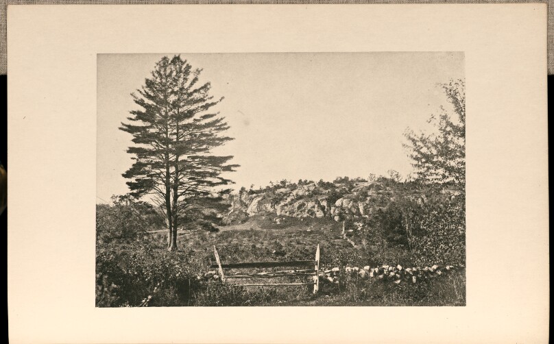 "Den Rock," in Andover, on the Old Salem Turnpike