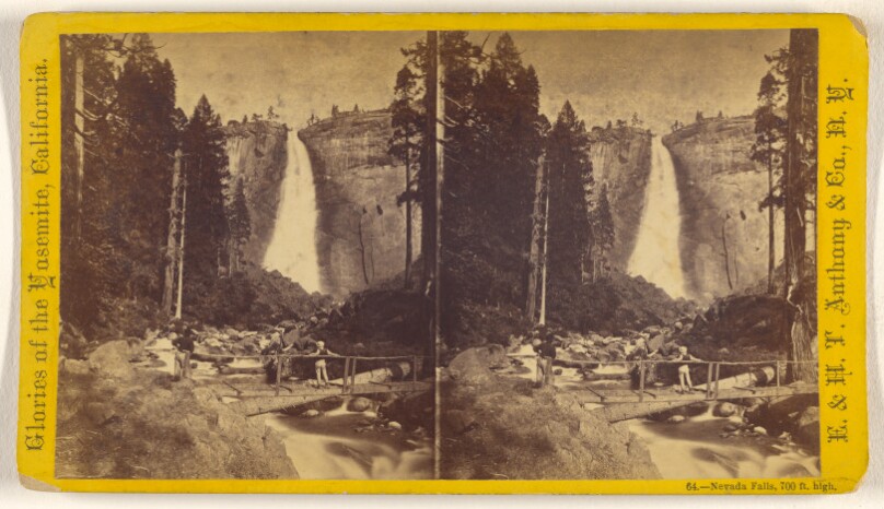 Nevada Falls, 700 ft. high.