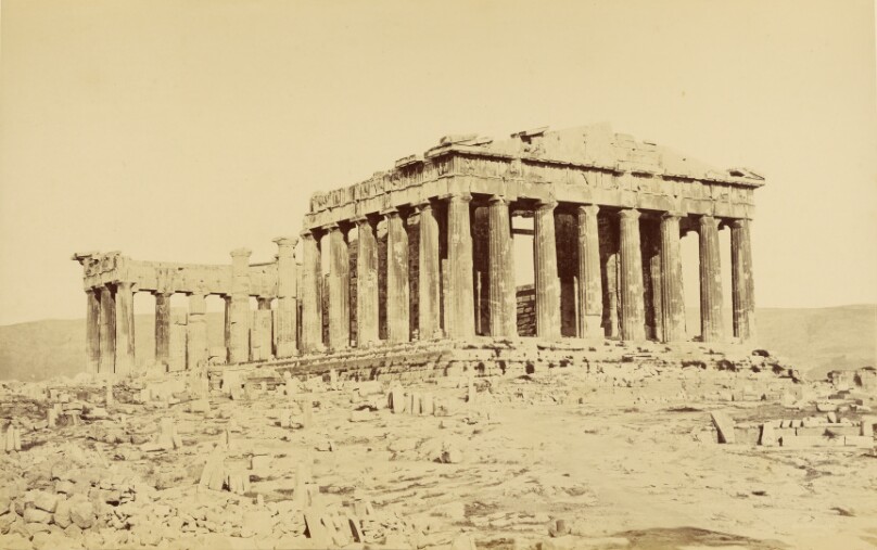 Athens - Parthenon from the northwest.